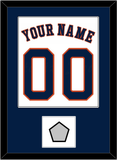 Houston Name, Number & World Series Champions Patch - Home White - Single Mat 1