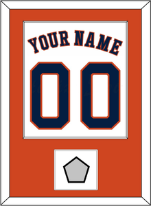 Houston Name, Number & World Series Jersey Patch - Home White - Single Mat 2