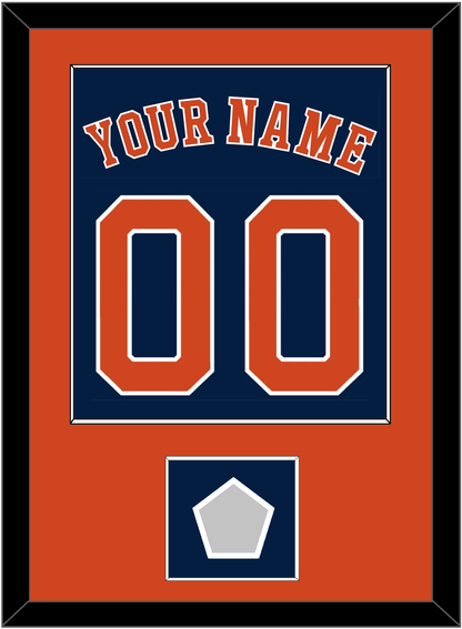 Houston Name, Number & World Series Champions Patch - Alternate Blue - Essential Tier 2