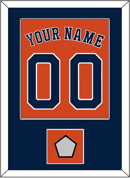 Houston Name, Number & World Series Jersey Patch - Alternate Orange - Essential Tier 2
