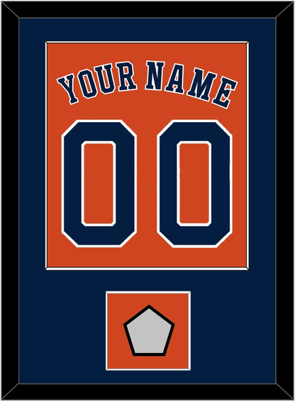 Houston Name, Number & World Series Jersey Patch - Alternate Orange - Essential Tier 2