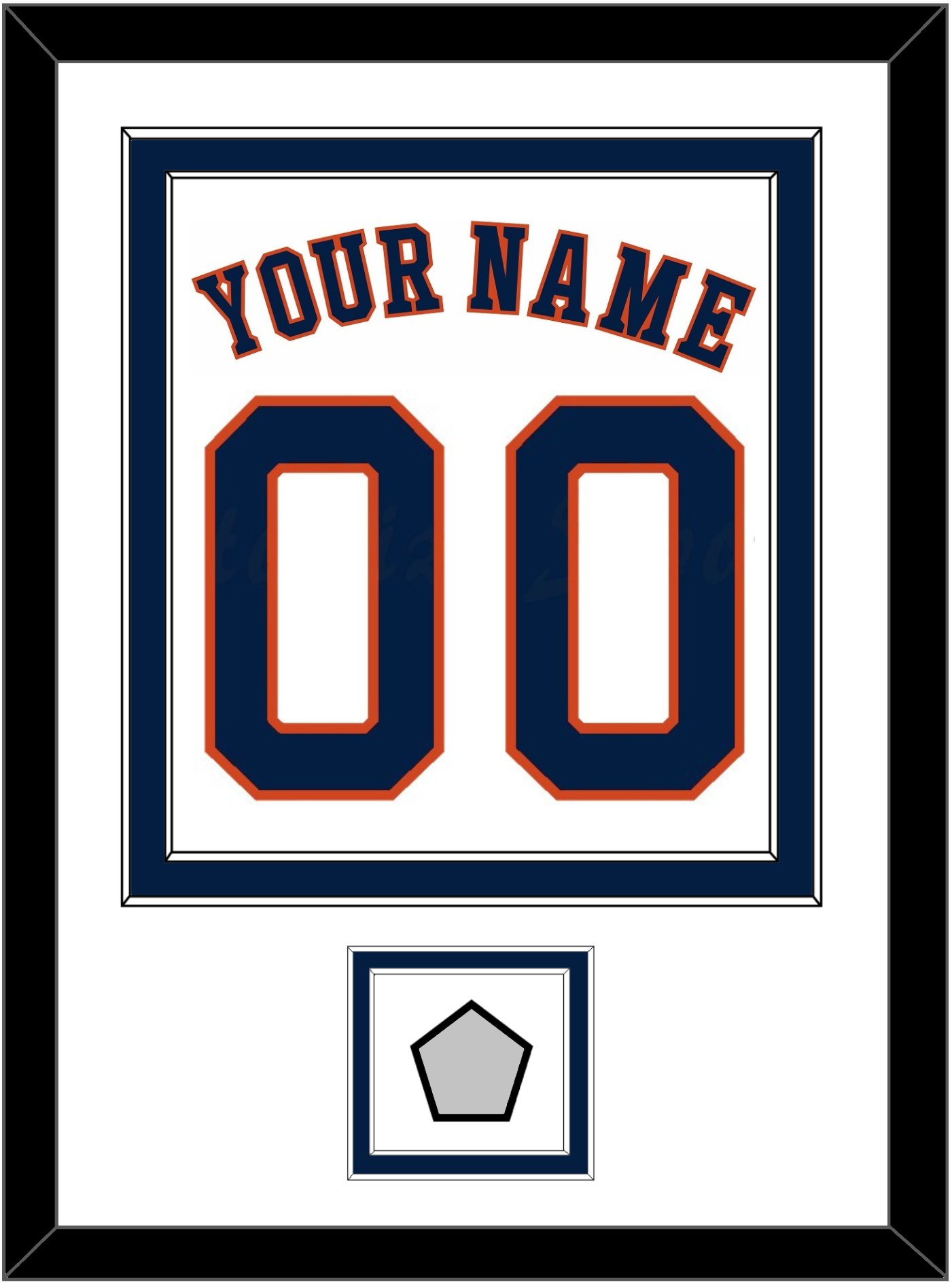 Houston Name, Number & World Series Jersey Patch - Home White - Signature Tier 1