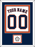 Houston Name, Number & World Series Champions Patch - Home White - Double Mat 2