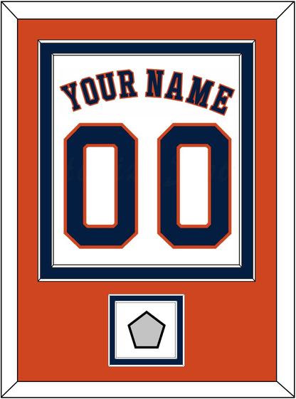 Houston Name, Number & World Series Jersey Patch - Home White - Signature Tier 3
