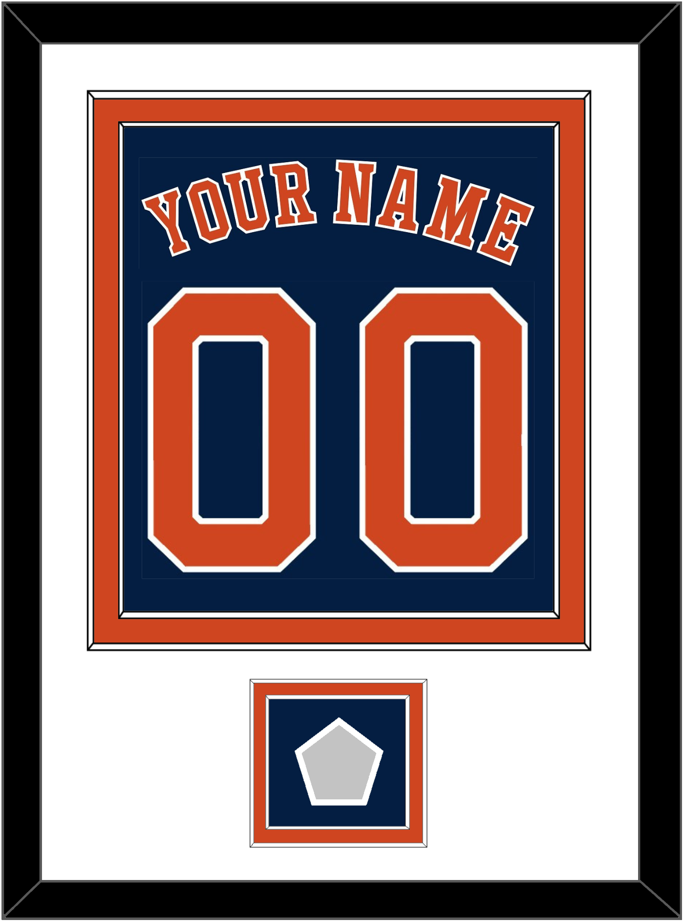 Houston Name, Number & World Series Champions Patch - Alternate Blue - Signature Tier 1