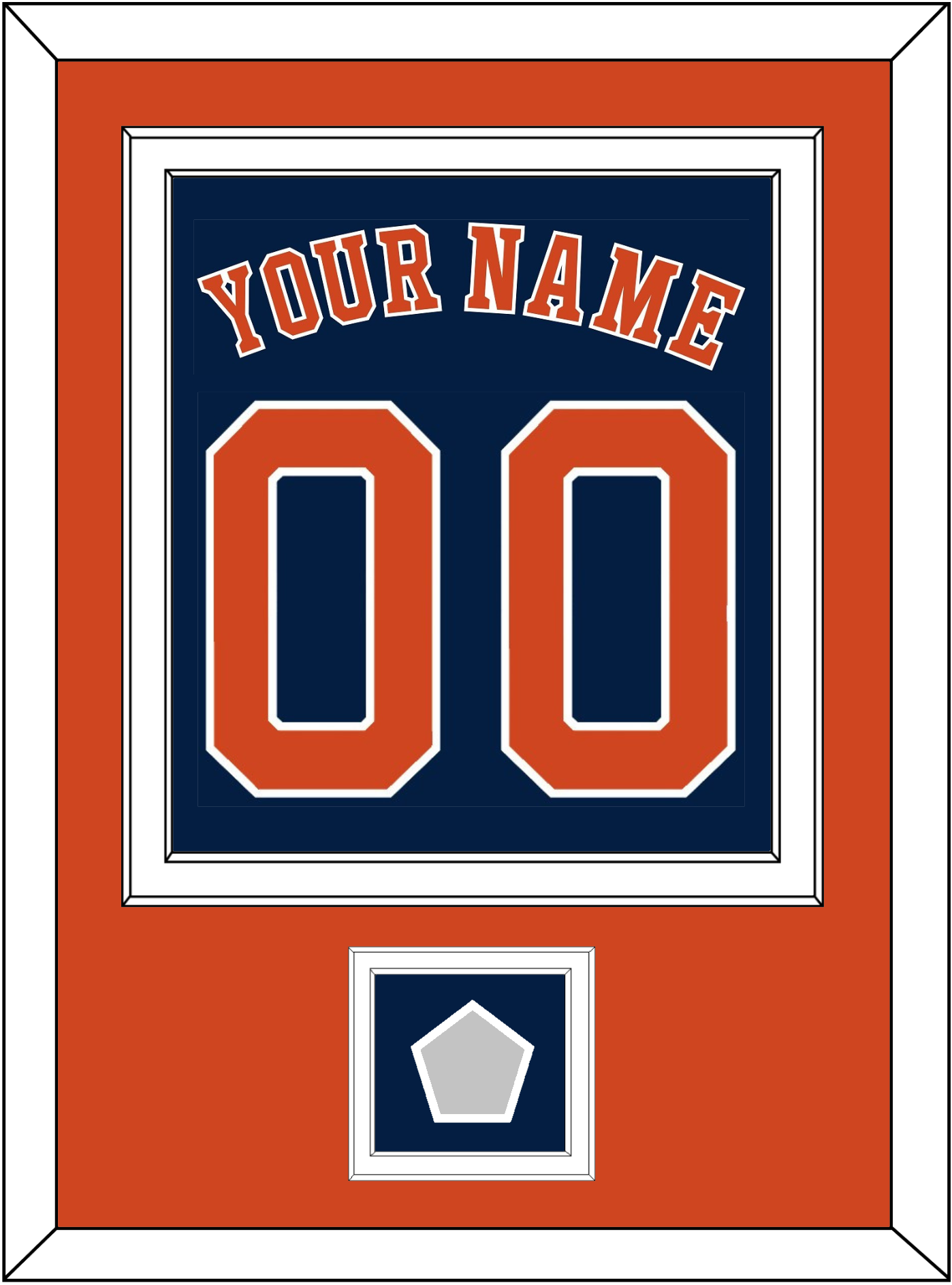 Houston Name, Number & World Series Champions Patch - Alternate Blue - Signature Tier 2