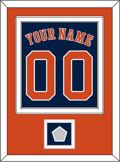 Houston Name, Number & World Series Champions Patch - Alternate Blue - Signature Tier 2