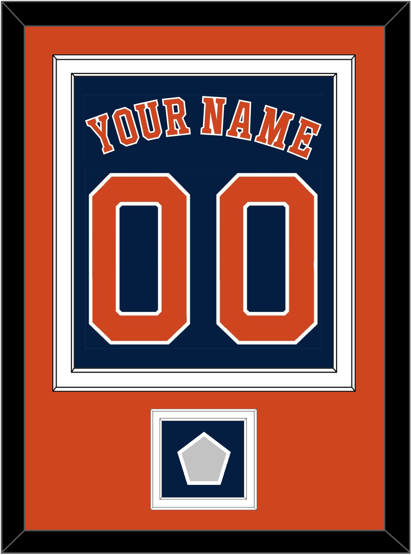 Houston Name, Number & World Series Champions Patch - Alternate Blue - Signature Tier 2