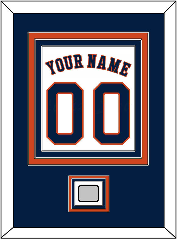 Houston Name, Number & World Series Jersey Patch - Home White - Triple Mat 2