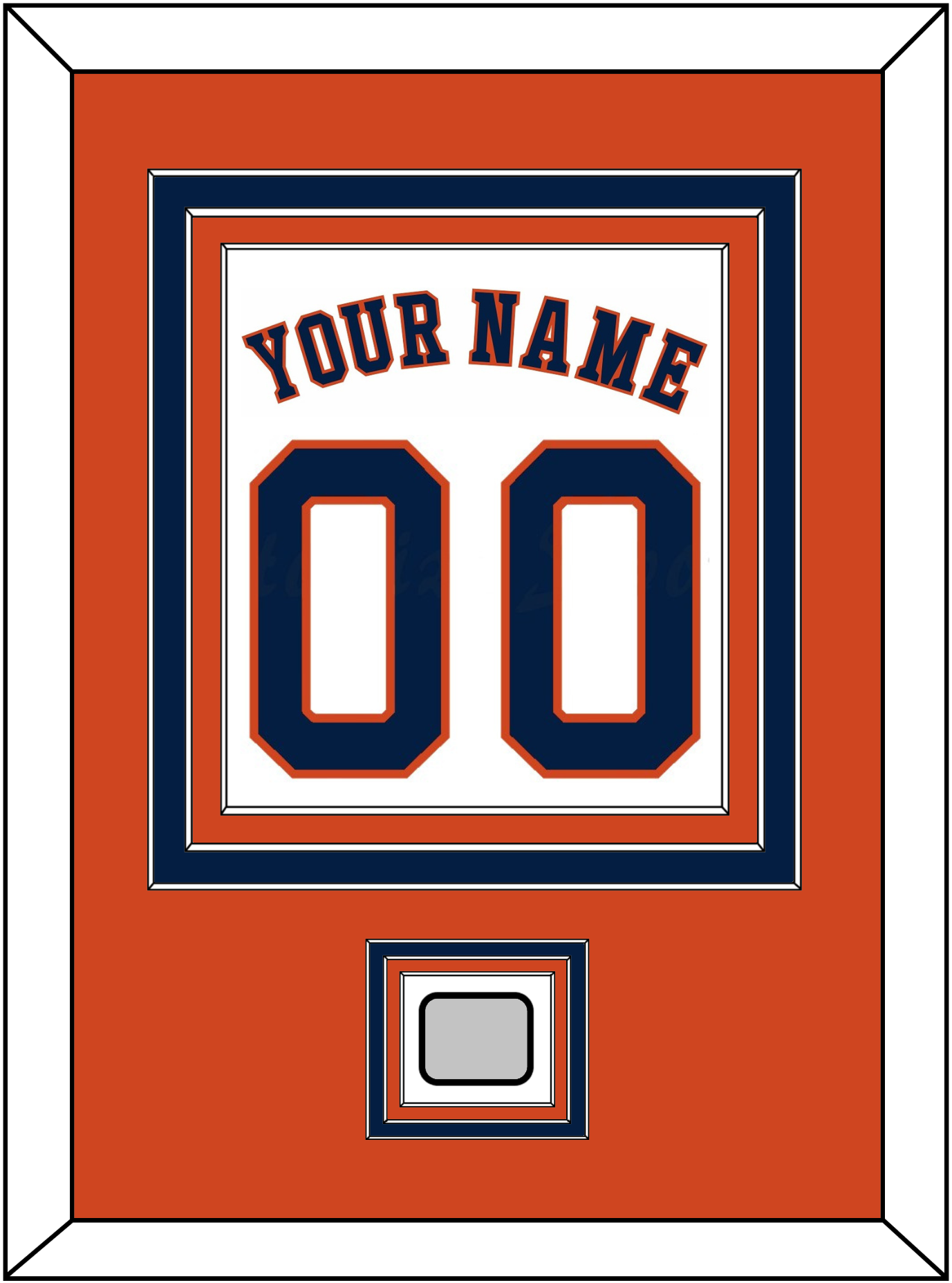Houston Name, Number & World Series Champions Patch - Home White - Premier Tier 3