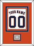 Houston Name, Number & World Series Jersey Patch - Home White - Triple Mat 3