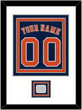 Houston Name, Number & World Series Champions Patch - Alternate Blue - Triple Mat 1