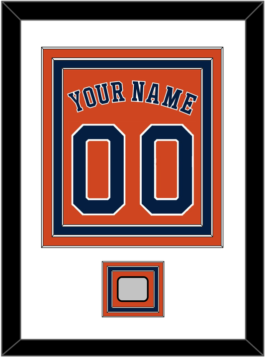 Houston Name, Number & World Series Champions Patch - Alternate Orange - Premier Tier 1