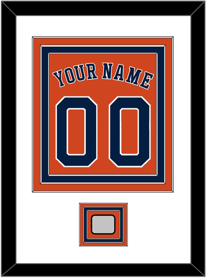 Houston Name, Number & World Series Jersey Patch - Alternate Orange - Premier Tier 1