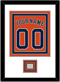 Houston Name, Number & World Series Jersey Patch - Alternate Orange - Triple Mat 1