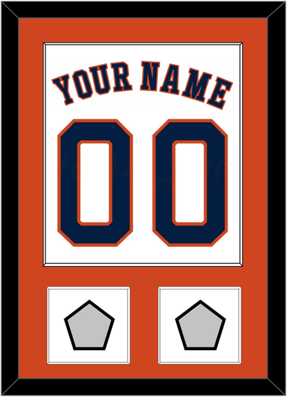 Houston Name, Number & 2 World Series Jersey Patches - Home White - Essential Tier 2