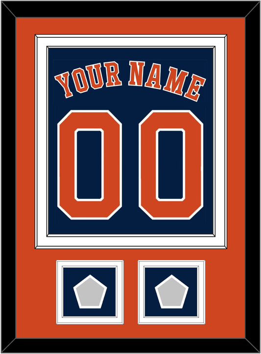 Houston Name, Number & 2 World Series Champions Patches - Alternate Blue - Signature Tier 3