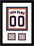 Houston Name, Number & 2 World Series Champions Patches - Home White - Triple Mat 1