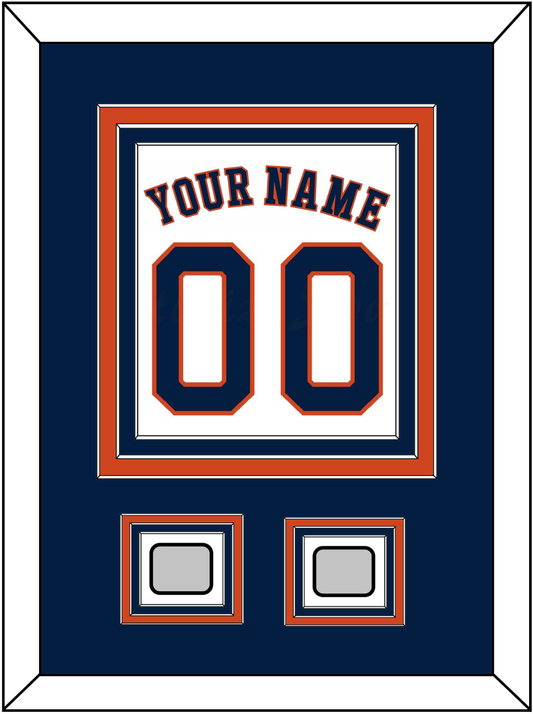 Houston Name, Number & 2 World Series Jersey Patches - Home White - Premier Tier 2