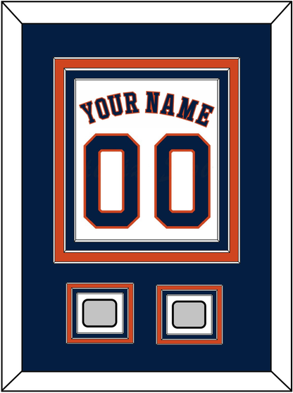 Houston Name, Number & 2 World Series Champions Patches - Home White - Premier Tier 2