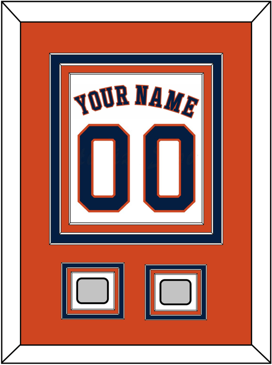 Houston Name, Number & 2 World Series Champions Patches - Home White - Premier Tier 3