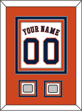 Houston Name, Number & 2 World Series Jersey Patches - Home White - Triple Mat 3