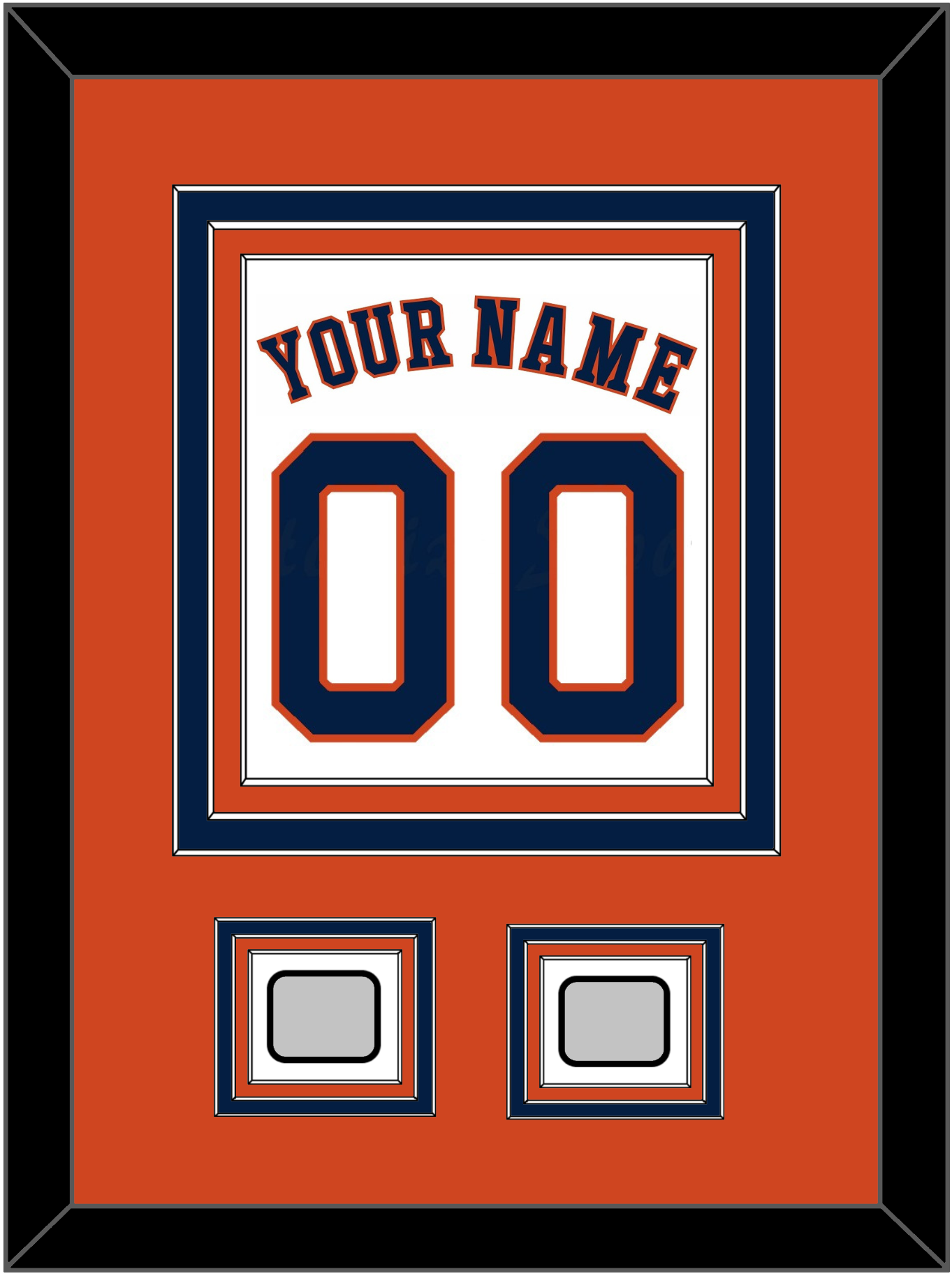 Houston Name, Number & 2 World Series Champions Patches - Home White - Premier Tier 3