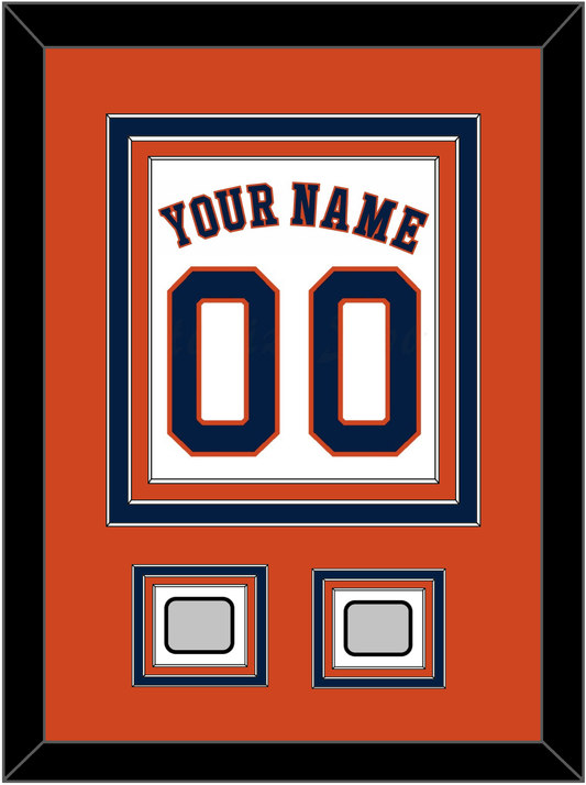 Houston Name, Number & 2 World Series Champions Patches - Home White - Premier Tier 3
