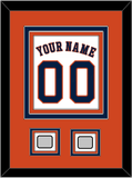 Houston Name, Number & 2 World Series Jersey Patches - Home White - Triple Mat 3