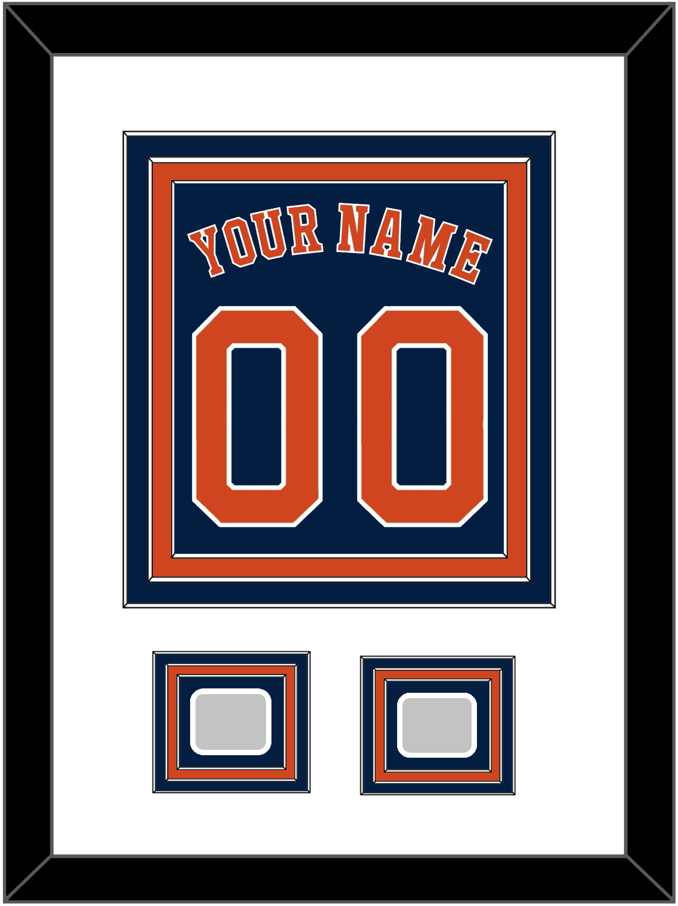 Houston Name, Number & 2 World Series Champions Patches - Alternate Blue - Premier Tier 1