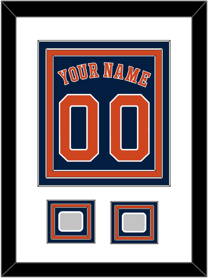 Houston Name, Number & 2 World Series Jersey Patches - Alternate Blue - Premier Tier 1