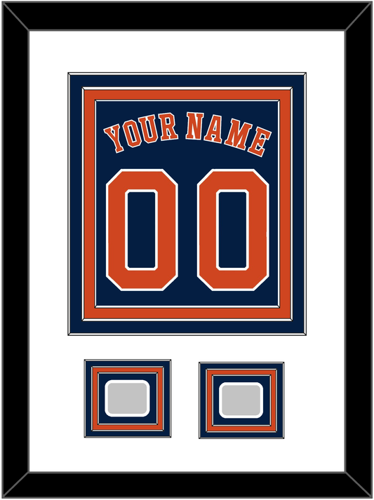 Houston Name, Number & 2 World Series Jersey Patches - Alternate Blue - Premier Tier 1