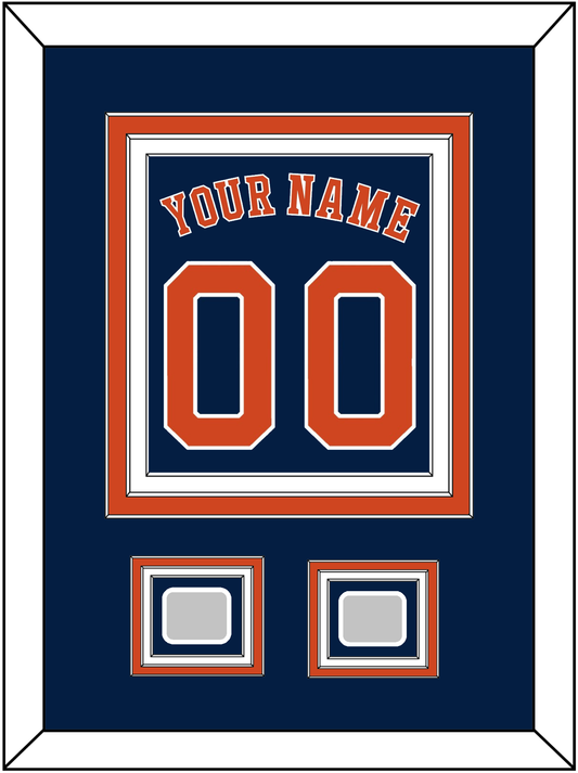 Houston Name, Number & 2 World Series Jersey Patches - Alternate Blue - Premier Tier 2