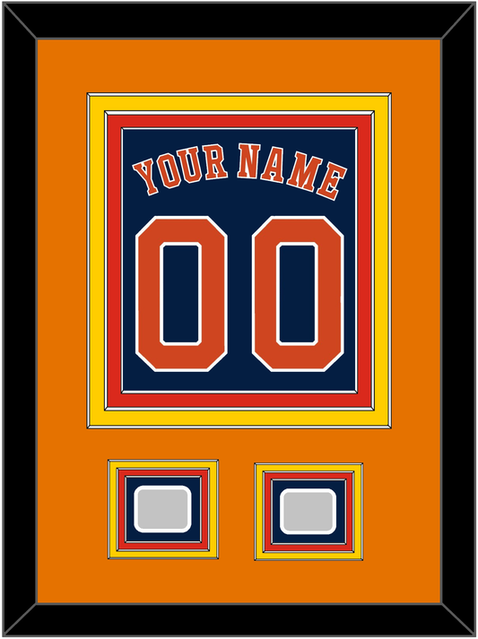 Houston Name, Number & 2 World Series Jersey Patches - Alternate Blue - Premier Tier 3