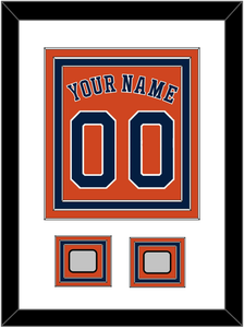 Houston Name, Number & 2 World Series Jersey Patches - Alternate Orange - Triple Mat 1