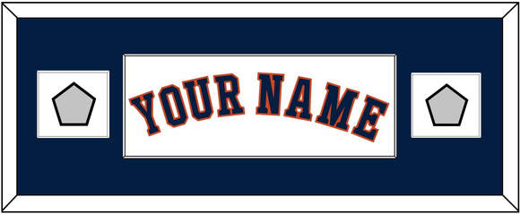 Houston Name & 2 World Series Champions Patches - Home White - Single Mat 2