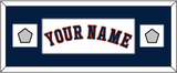 Houston Name & 2 World Series Jersey Patches - Home White - Single Mat 2