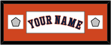 Houston Name & 2 World Series Jersey Patches - Home White - Single Mat 4