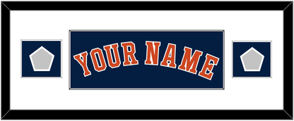 Houston Name & 2 World Series Champions Patches - Alternate Blue - Essential Tier 2