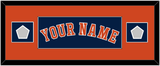 Houston Name & 2 World Series Jersey Patches - Alternate Blue - Single Mat 4