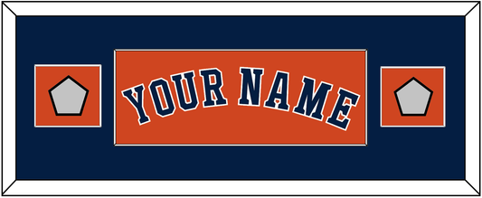 Houston Name & 2 World Series Champions Patches - Alternate Orange - Essential Tier 4