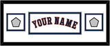 Houston Name & 2 World Series Jersey Patches - Home White - Double Mat 2
