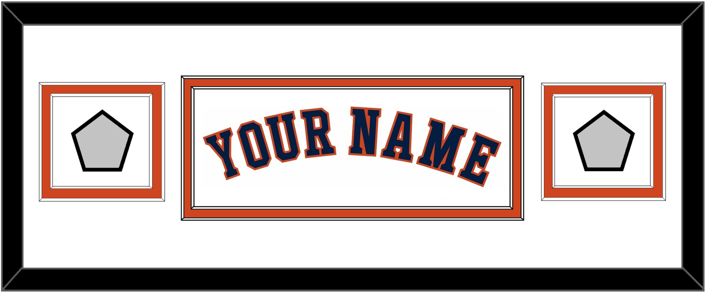 Houston Name & 2 World Series Champions Patches - Home White - Signature Tier 4