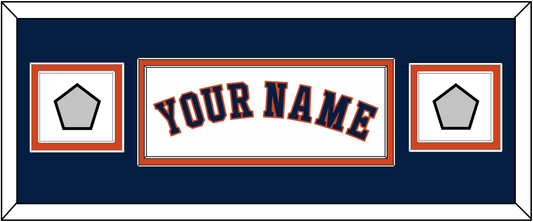 Houston Name & 2 World Series Champions Patches - Home White - Signature Tier 6