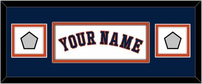 Houston Name & 2 World Series Champions Patches - Home White - Signature Tier 6