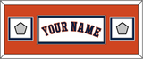 Houston Name & 2 World Series Champions Patches - Home White - Double Mat 8