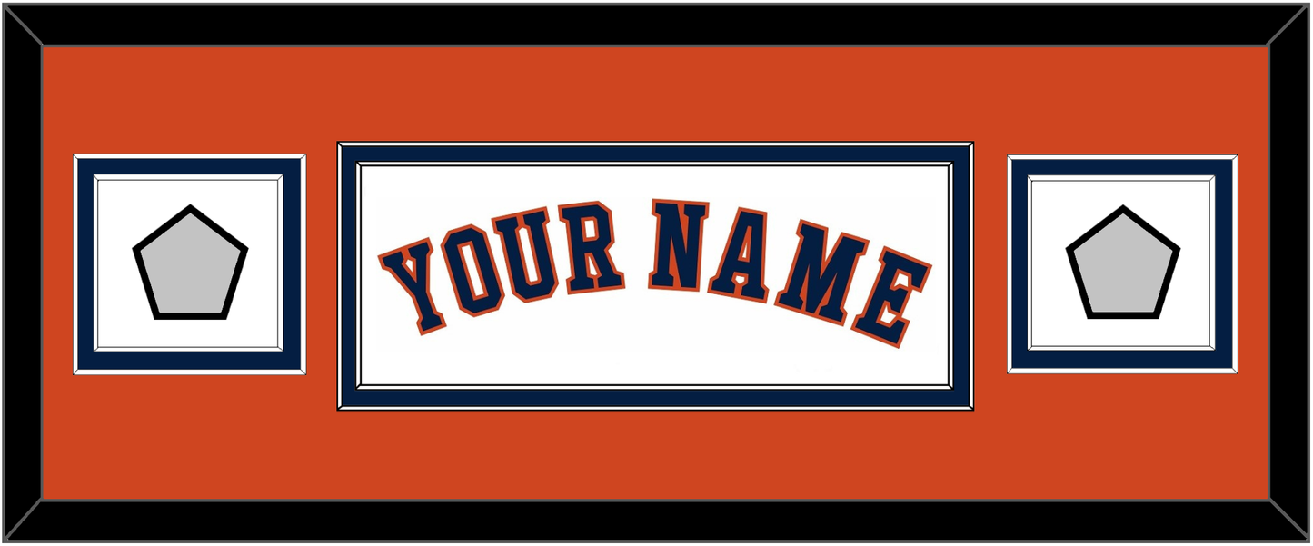 Houston Name & 2 World Series Champions Patches - Home White - Signature Tier 8