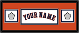 Houston Name & 2 World Series Jersey Patches - Home White - Double Mat 8