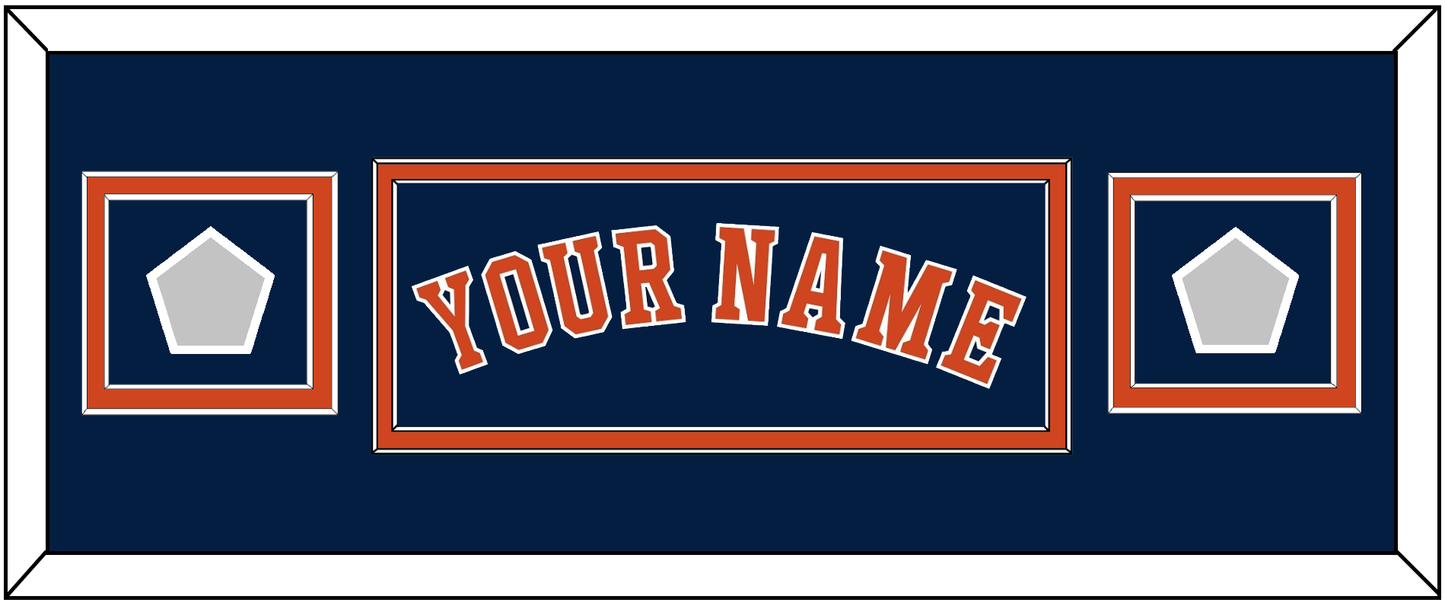 Houston Name & 2 World Series Champions Patches - Alternate Blue - Signature Tier 4