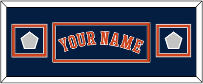 Houston Name & 2 World Series Jersey Patches - Alternate Blue - Signature Tier 4